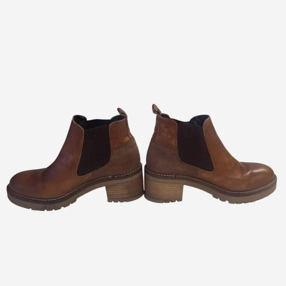 Bullboxer Jessy 2 Leather Chelsea Boots Women's Size 8